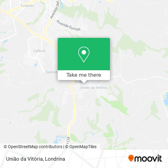 União da Vitória map