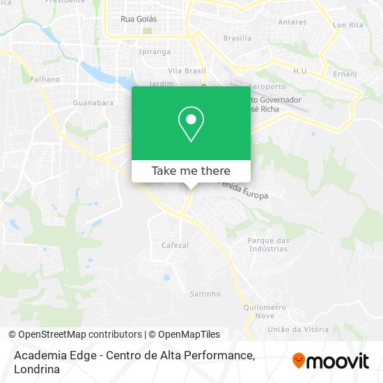 Academia Edge - Centro de Alta Performance map