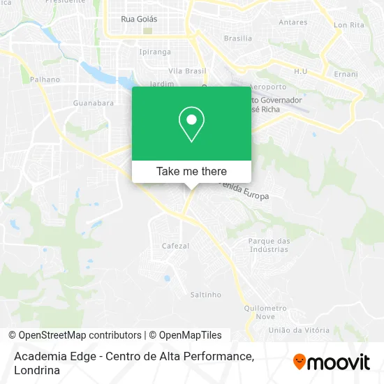 Academia Edge - Centro de Alta Performance map