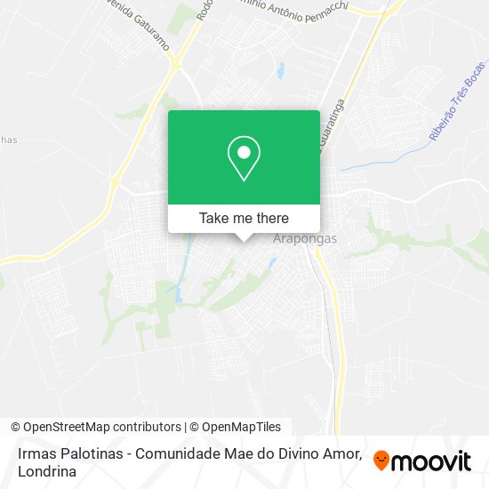 Irmas Palotinas - Comunidade Mae do Divino Amor map