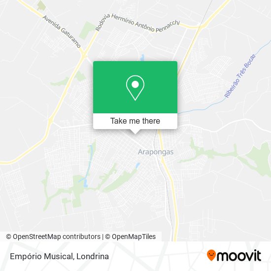 Empório Musical map