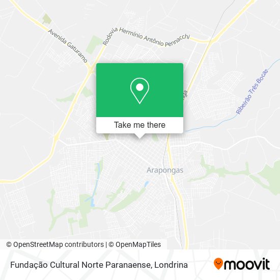 Fundação Cultural Norte Paranaense map