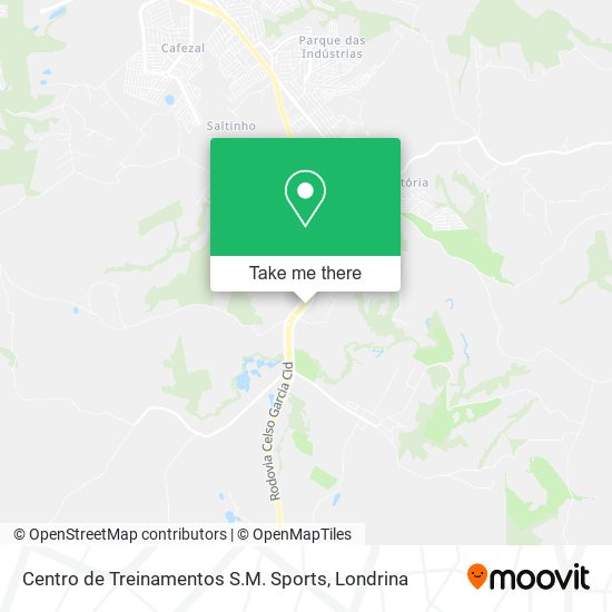 Centro de Treinamentos S.M. Sports map