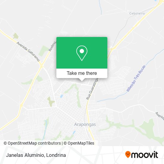 Janelas Alumínio map
