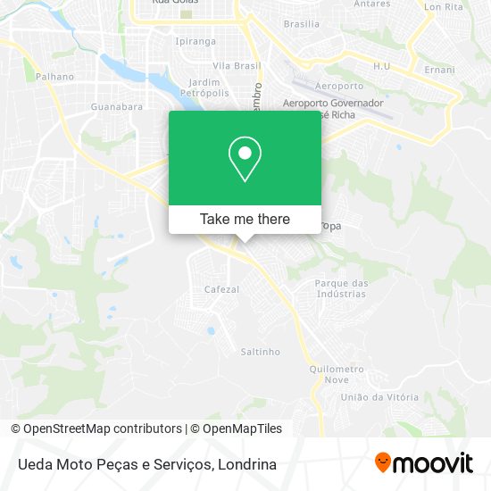 Ueda Moto Peças e Serviços map