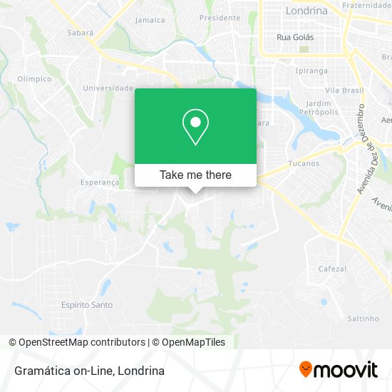 Gramática on-Line map