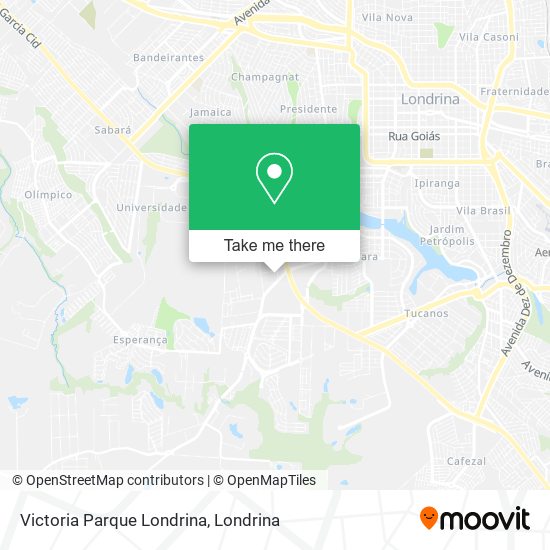 Victoria Parque Londrina map
