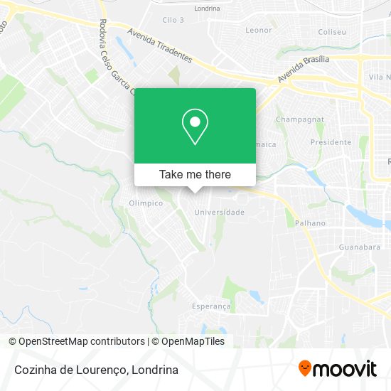 Cozinha de Lourenço map