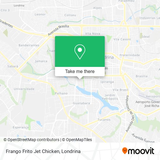 Frango Frito Jet Chicken map