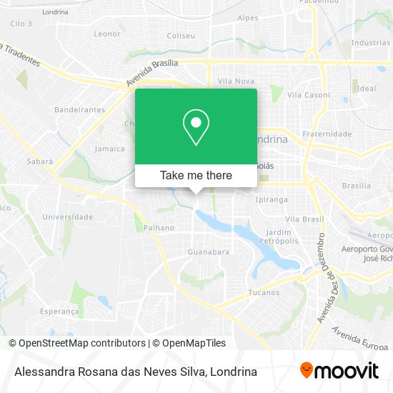 Alessandra Rosana das Neves Silva map