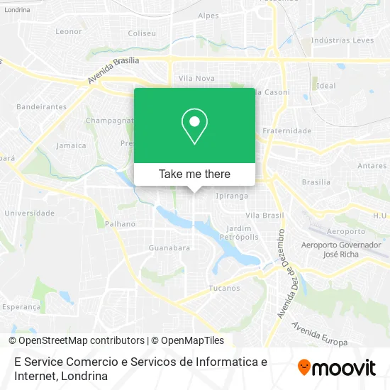 E Service Comercio e Servicos de Informatica e Internet map