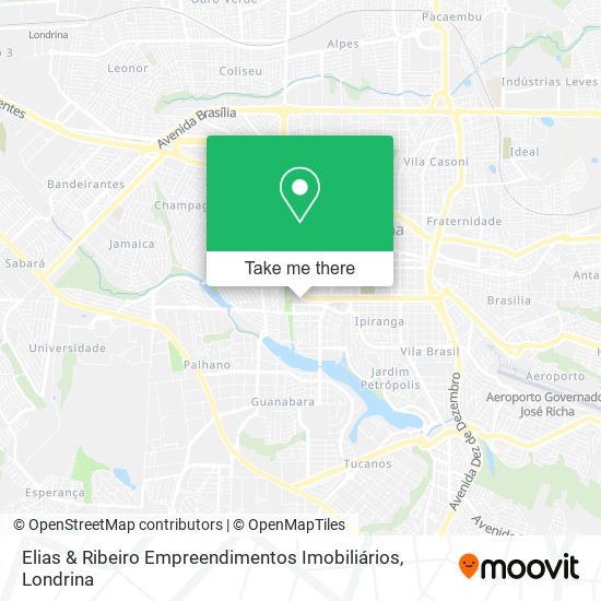 Mapa Elias & Ribeiro Empreendimentos Imobiliários