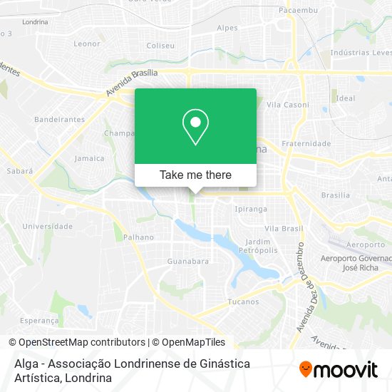 Alga - Associação Londrinense de Ginástica Artística map