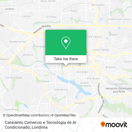 Catavento Comercio e Tecnologia de Ar Condicionado map