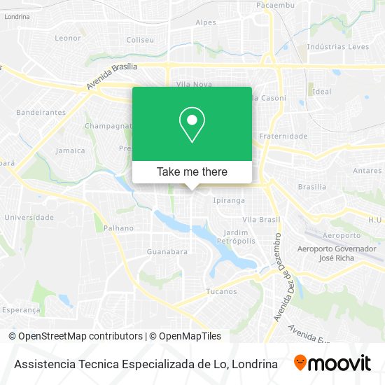 Assistencia Tecnica Especializada de Lo map