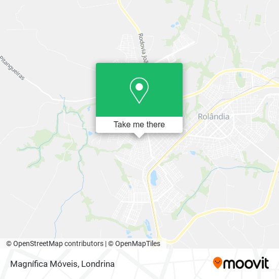 Magnífica Móveis map