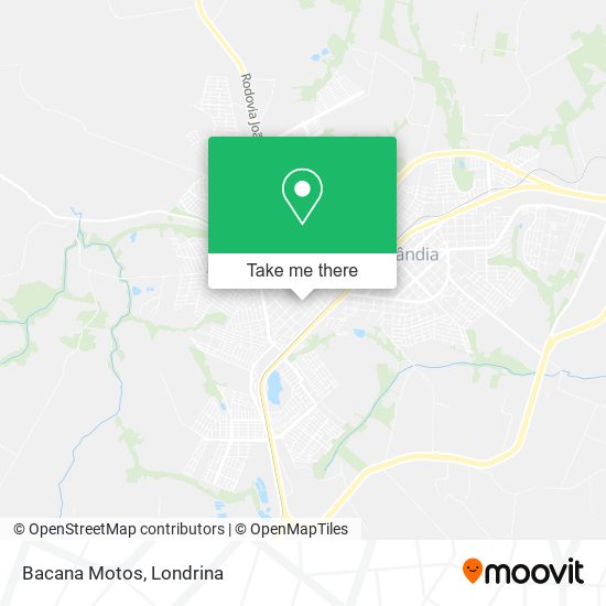 Bacana Motos map