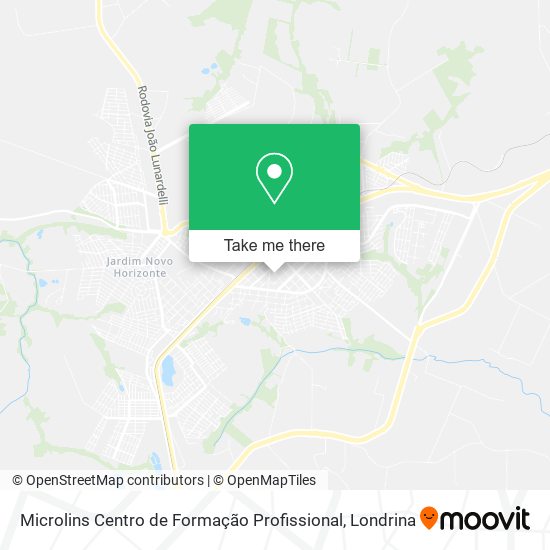 Microlins Centro de Formação Profissional map