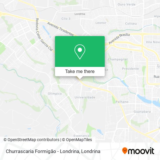 Churrascaria Formigão - Londrina map
