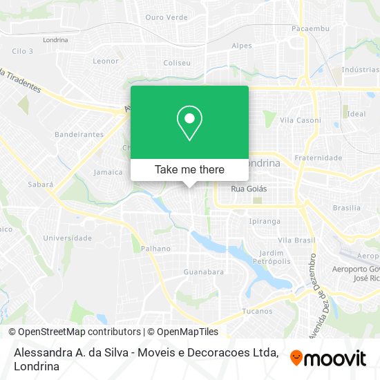 Alessandra A. da Silva - Moveis e Decoracoes Ltda map