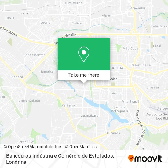 Bancouros Indústria e Comércio de Estofados map