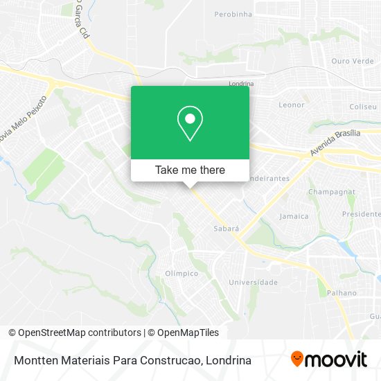 Montten Materiais Para Construcao map