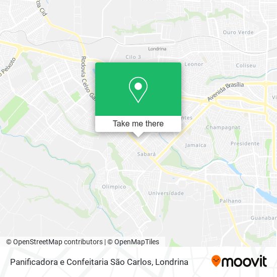 Panificadora e Confeitaria São Carlos map