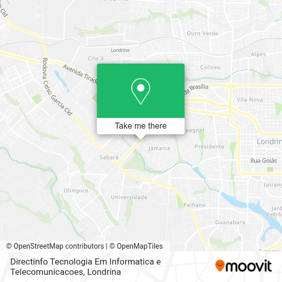 Directinfo Tecnologia Em Informatica e Telecomunicacoes map