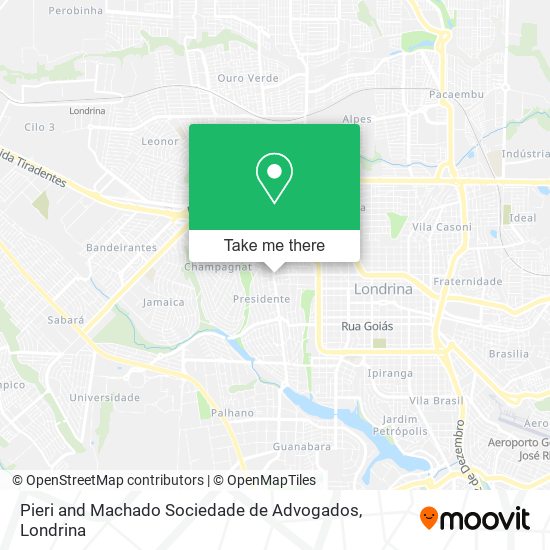 Pieri and Machado Sociedade de Advogados map