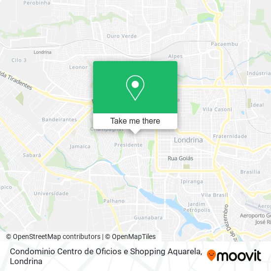Condominio Centro de Oficios e Shopping Aquarela map
