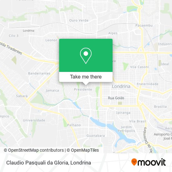 Claudio Pasquali da Gloria map