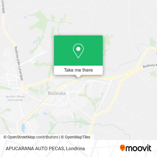 Mapa APUCARANA AUTO PECAS