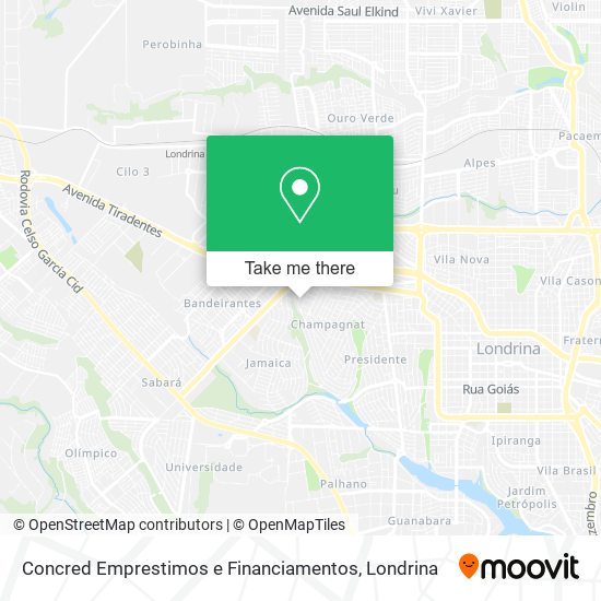 Concred Emprestimos e Financiamentos map