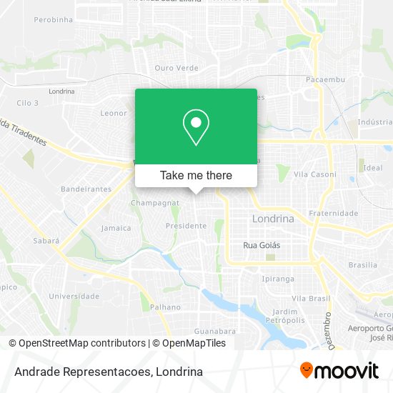 Andrade Representacoes map