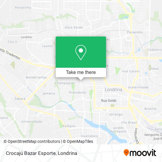 Crocajú Bazar Esporte map