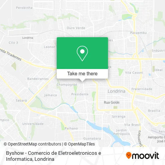 Byshow - Comercio de Eletroeletronicos e Informatica map
