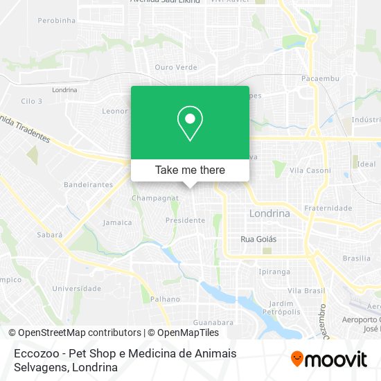 Eccozoo - Pet Shop e Medicina de Animais Selvagens map