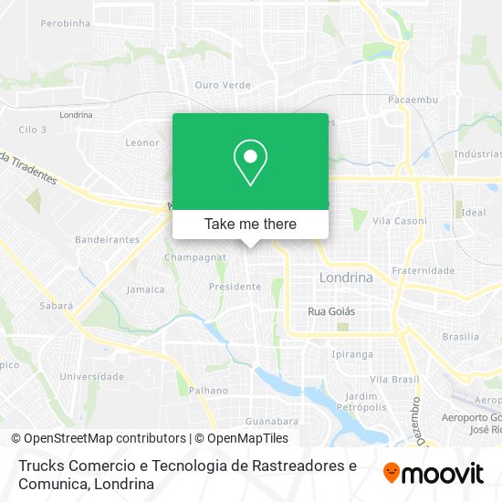 Mapa Trucks Comercio e Tecnologia de Rastreadores e Comunica