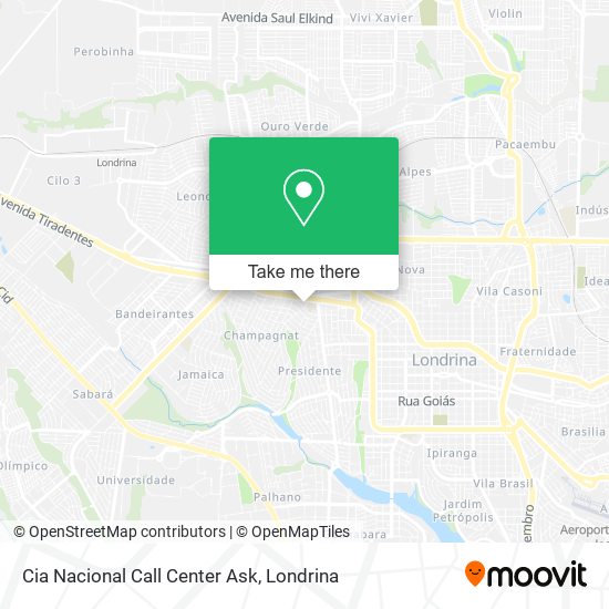 Cia Nacional Call Center Ask map