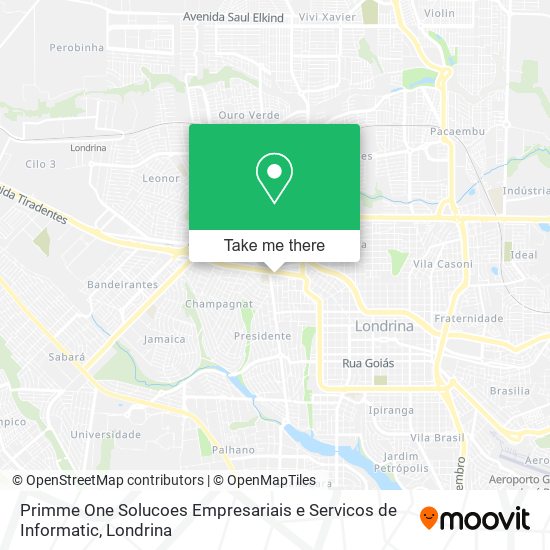 Primme One Solucoes Empresariais e Servicos de Informatic map