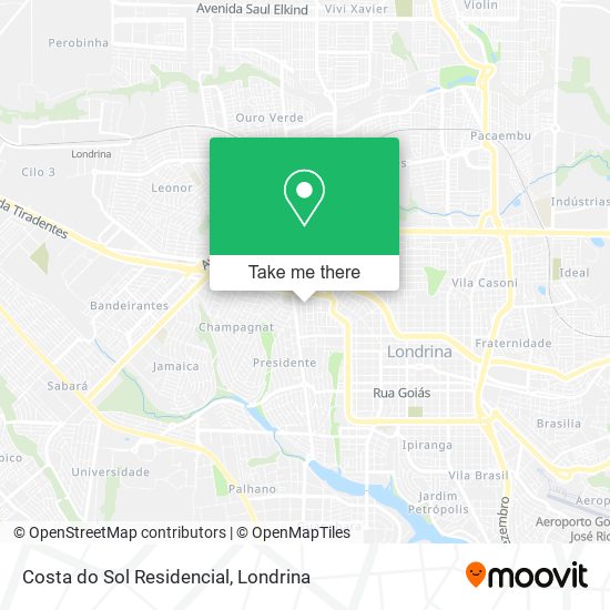 Costa do Sol Residencial map