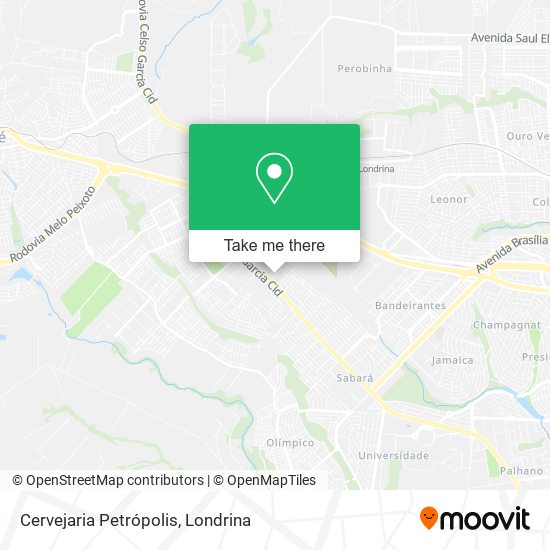 Cervejaria Petrópolis map