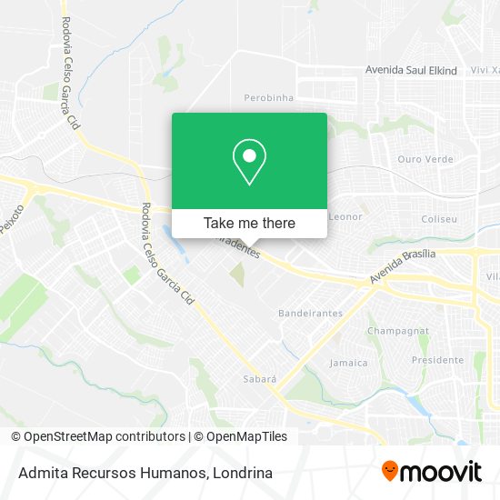 Admita Recursos Humanos map