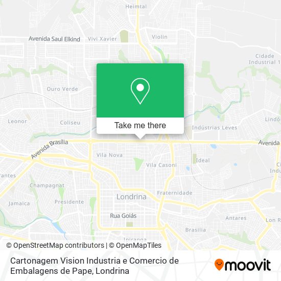 Cartonagem Vision Industria e Comercio de Embalagens de Pape map