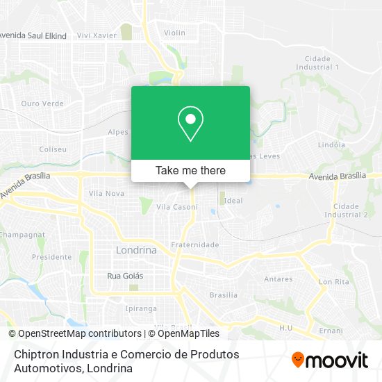 Mapa Chiptron Industria e Comercio de Produtos Automotivos