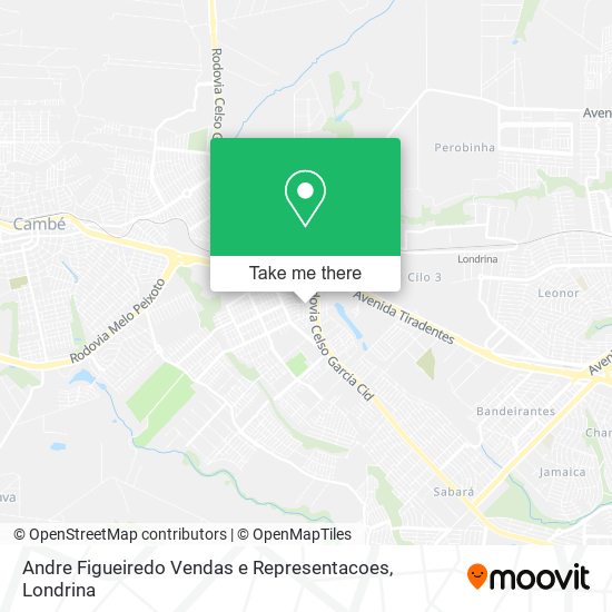 Andre Figueiredo Vendas e Representacoes map