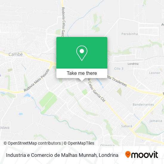 Industria e Comercio de Malhas Munnah map