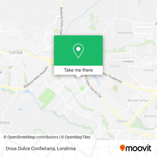 Onus Dulce Confeitaria map