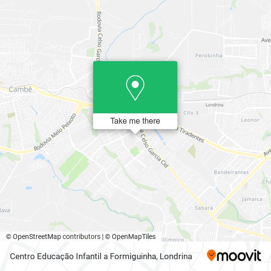 Centro Educação Infantil a Formiguinha map