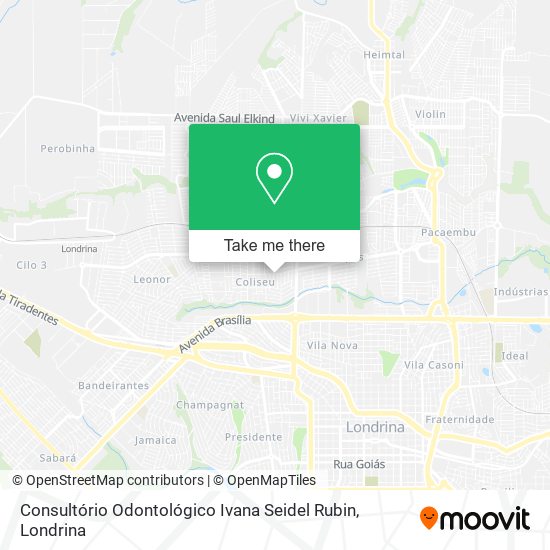 Consultório Odontológico Ivana Seidel Rubin map